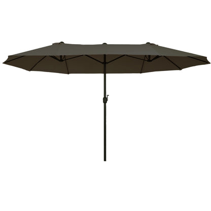 15' Double-Sided Patio Umbrella